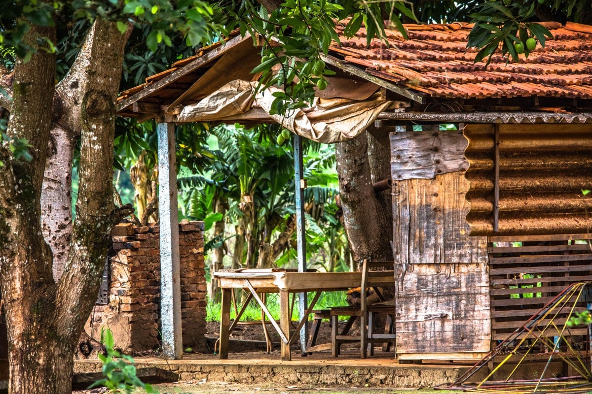 Aménagement d'un abri de jardin ou chalet en bois