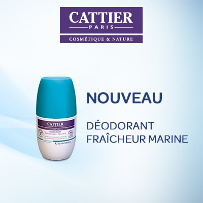 Testez le deodorant Roll-on Fraicheur Marine de Cattier